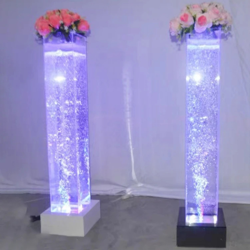 Wedding Fountain - Colonna a bolle luminosa a LED