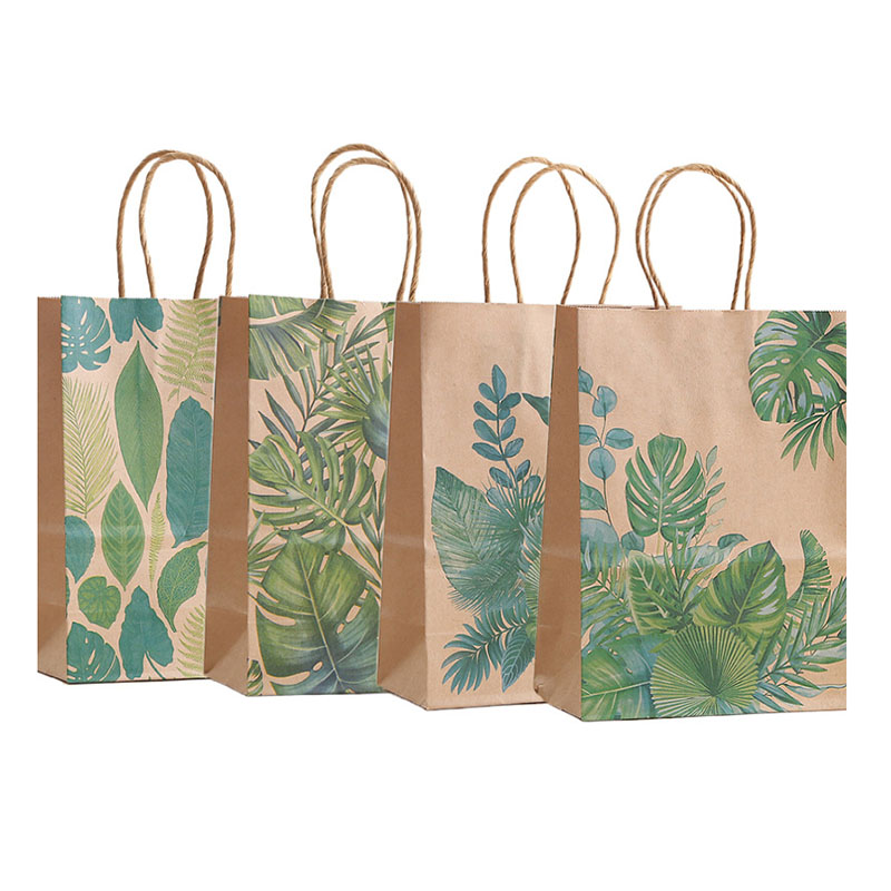 Wedding Supply Shops - Sacchetto regalo in foglia verde foresta