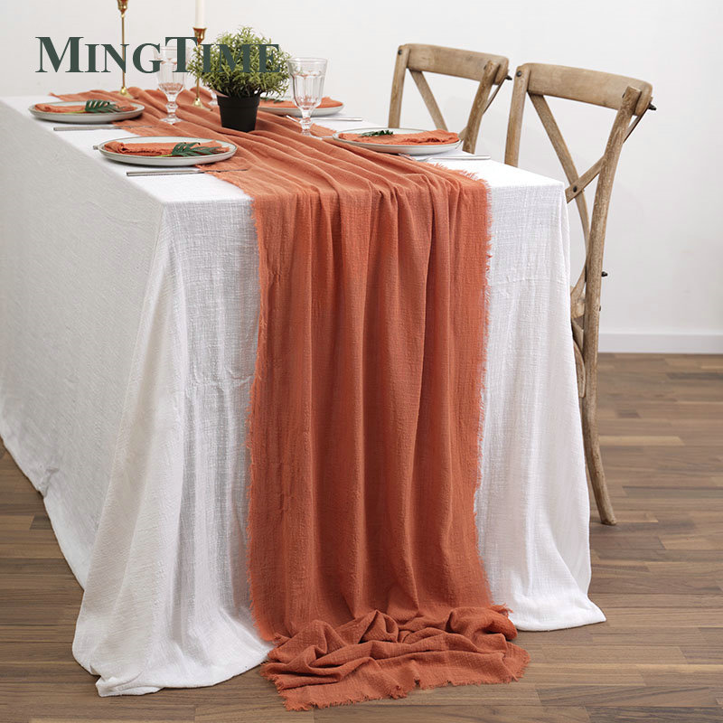 Wedding Supply Rentals - Runner da tavola garza di cotone