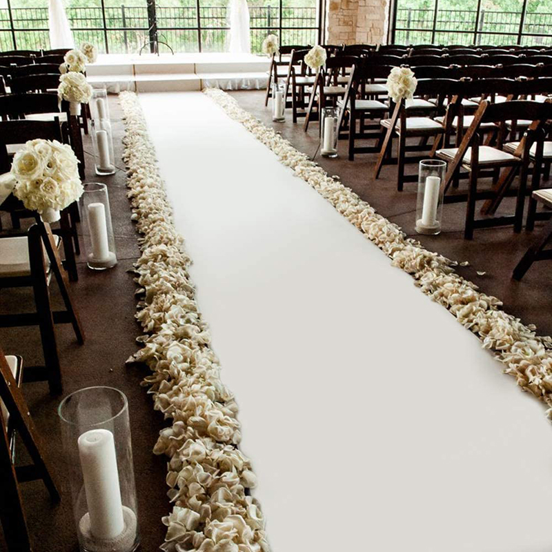 Aisle Runner White - Da sposa Corridoio Runners Festa di