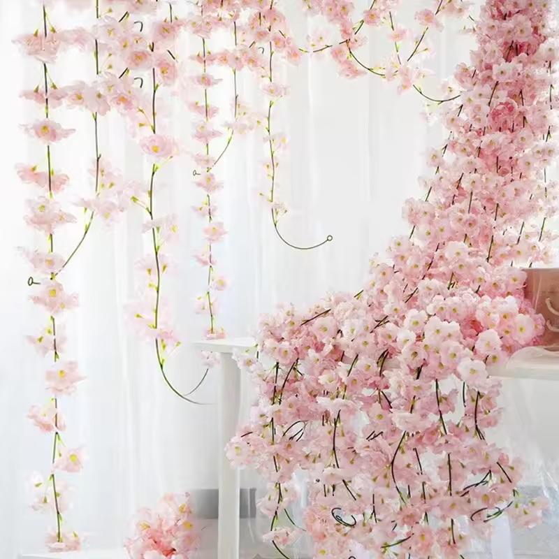 Wedding Arch Flower - Ghirlanda di Fiori Artificiali di Ciliegio