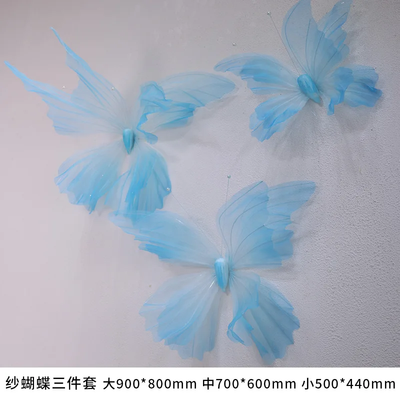 Wedding Supply Shops - 3 pz/set artificiale grande serigrafia farfalla