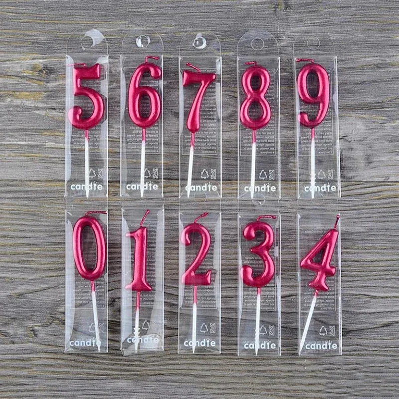 Unity Candle Set - Candeline Numeriche da 1 a 9