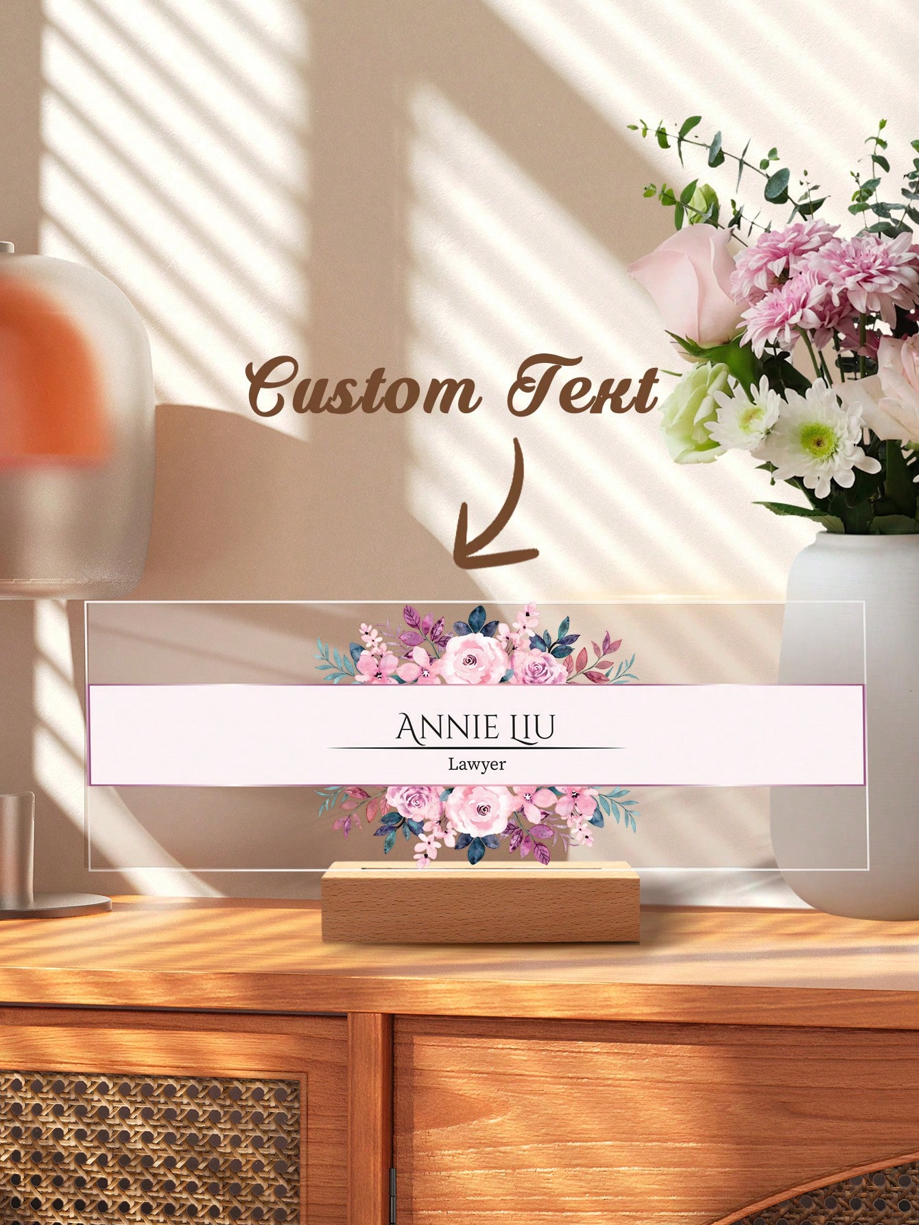 Wedding Job - Targa da scrivania personalizzata in acrilico