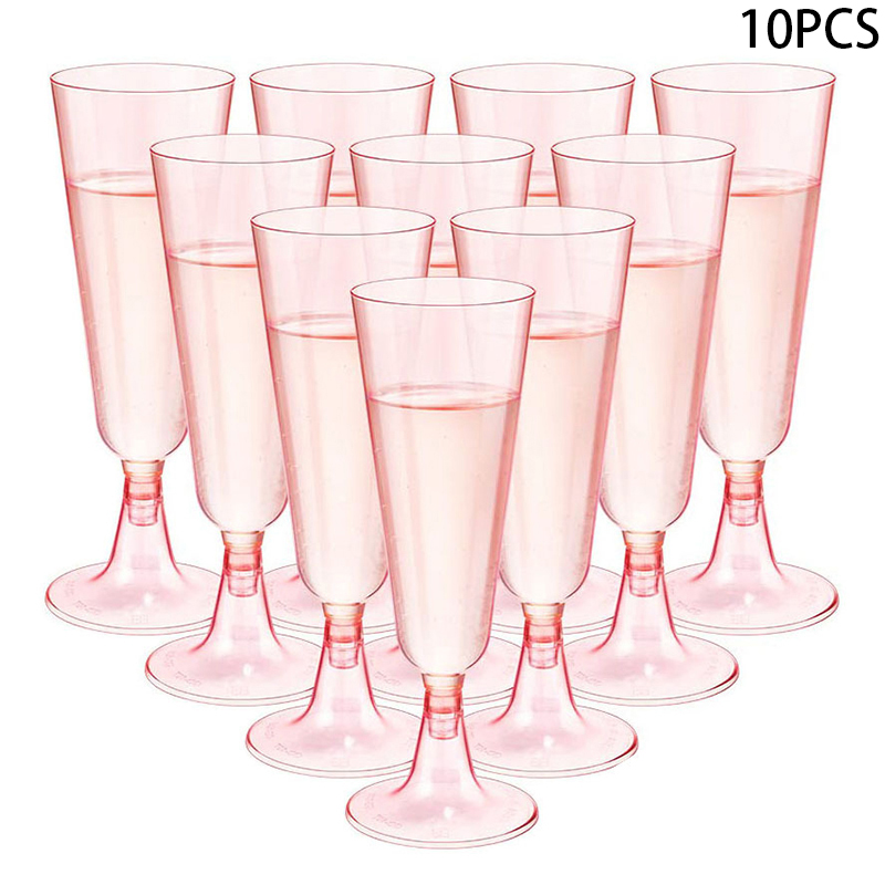 Wedding Fountain - 10 pezzi tazza di champagne rosa