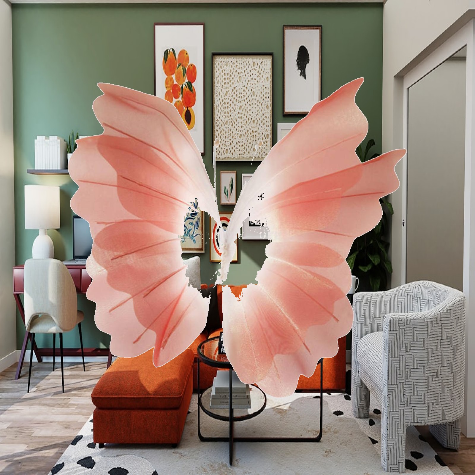 Wedding Supply Shops - Decorazione Gigante a Farfalla in Filato