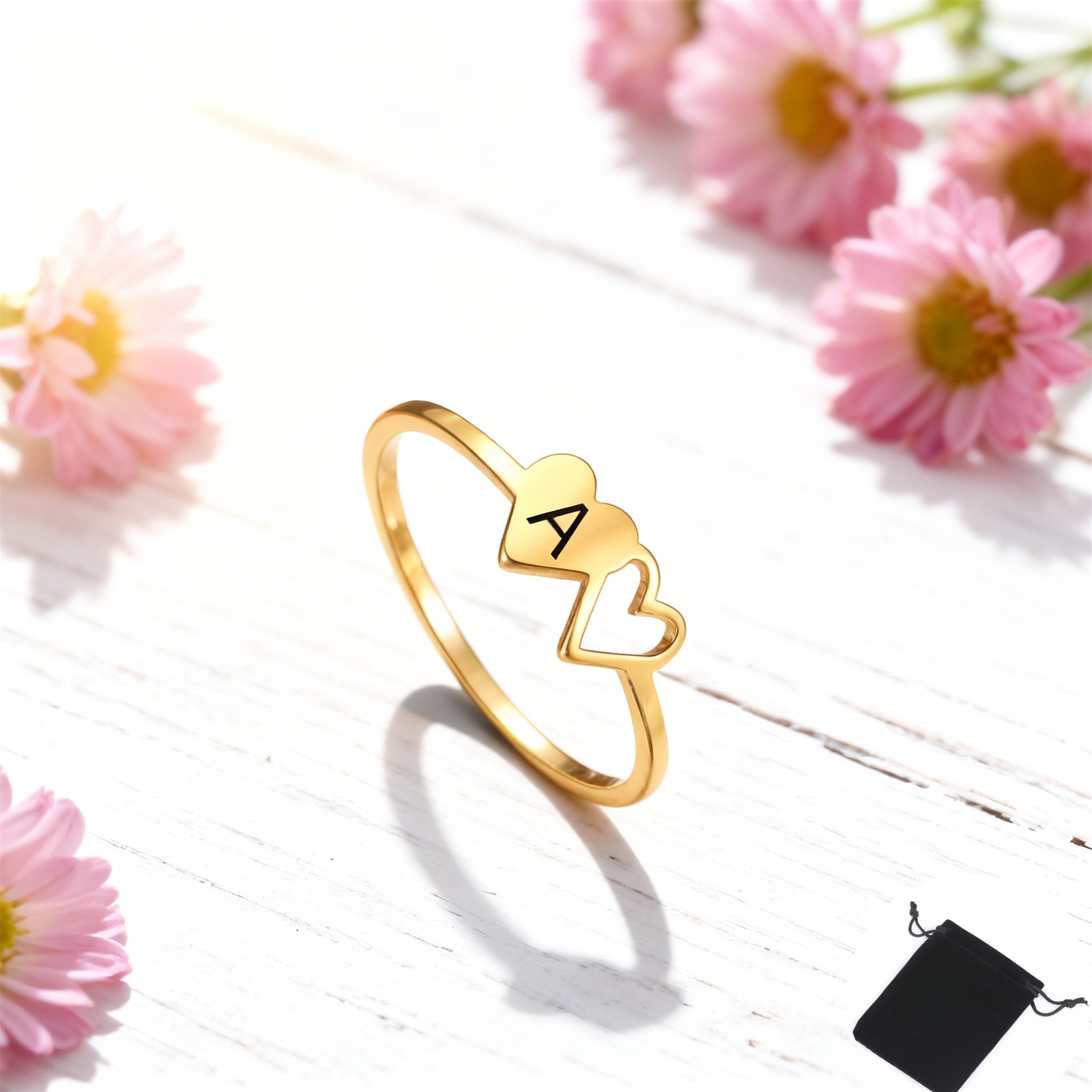 Anello con doppio cuore inizia - Wedding Z recensione e prezzo