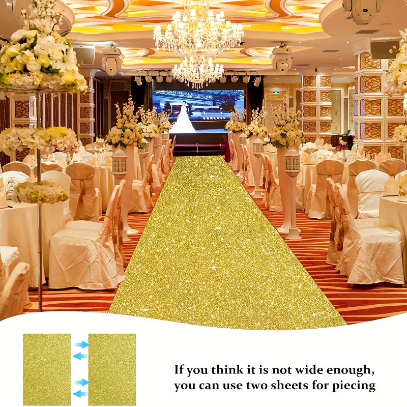 Tappeto dorato per matrimoni,  - Aisle Runner White recensione e prezzo