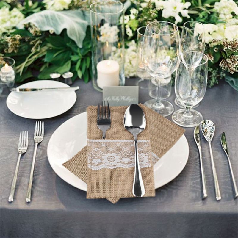 Sacchetto Portaposate in Iuta  - Wedding Supply Rentals recensione e prezzo