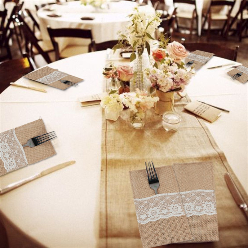 Sacchetto Portaposate in Iuta  - Wedding Supply Rentals recensione e prezzo