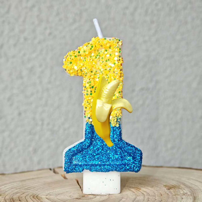 Candela gialla Banana Man Nume - Unity Candle Set recensione e prezzo