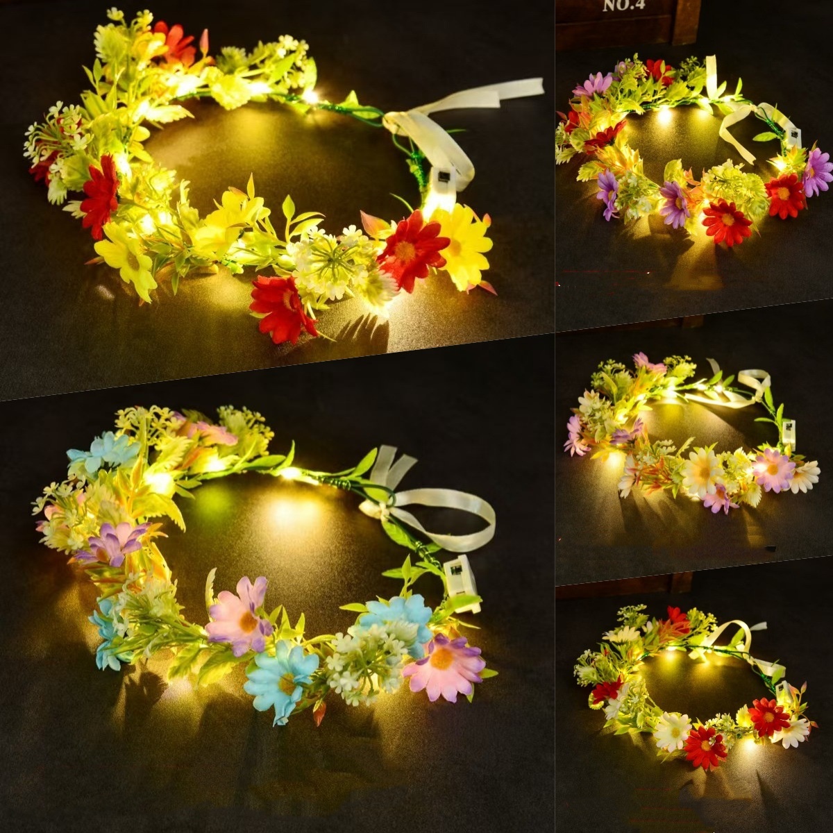 Corona di fiori luminosa a LED - Wedding Arch Flower recensione e prezzo