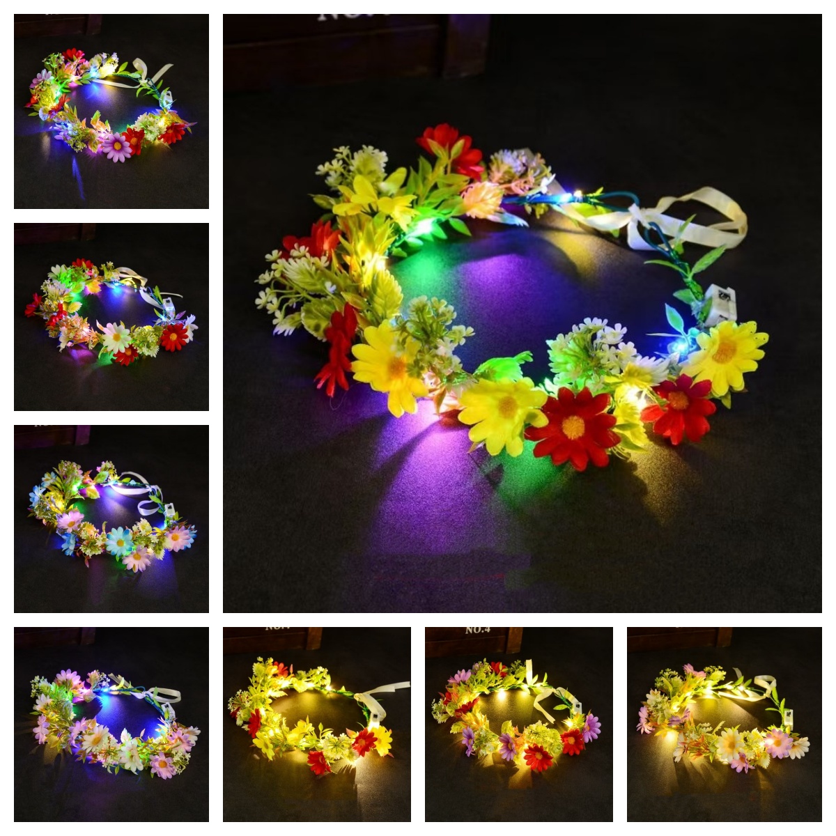 Corona di fiori luminosa a LED - Wedding Arch Flower recensione e prezzo