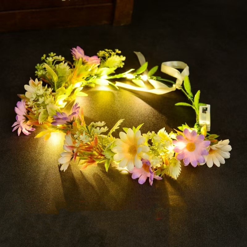 Corona di fiori luminosa a LED - Wedding Arch Flower recensione e prezzo