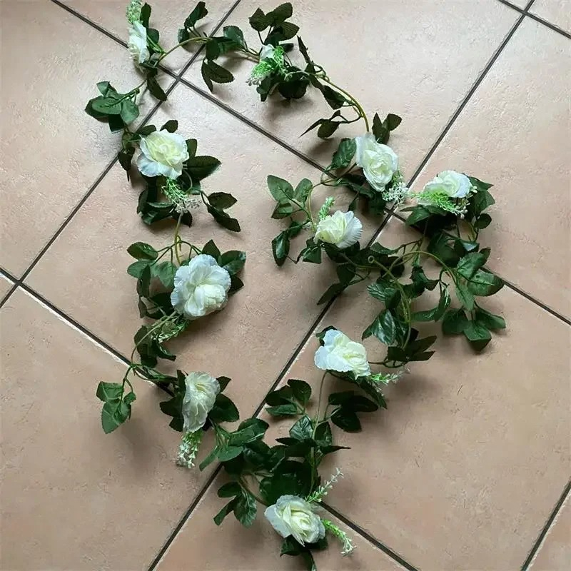 1 pz 2.2 m fiore bianco artifi - Wedding Arch Flower recensione e prezzo