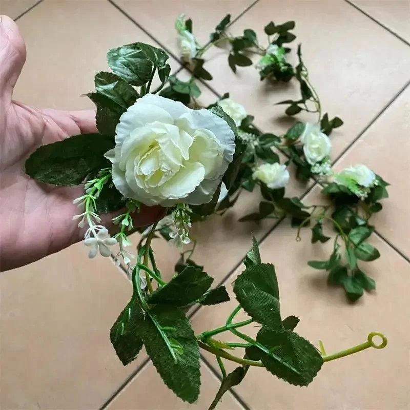 1 pz 2.2 m fiore bianco artifi - Wedding Arch Flower recensione e prezzo