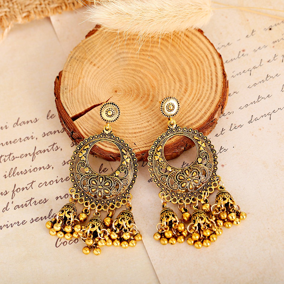 Orecchini Jhumka Indiani Etnic - Indian Wedding Supply recensione e prezzo